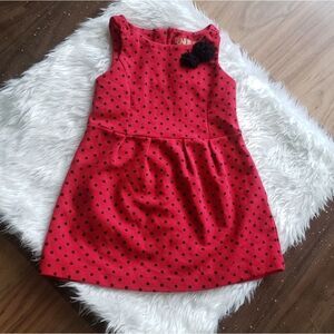 ⭐4/35⭐Oshkosh | Red polka dot dress - 12M